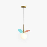 Colorful Leaf Decor Bedroom Pendant Light - Clowas